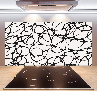 Küchen wandpaneel Chaotische Kreise