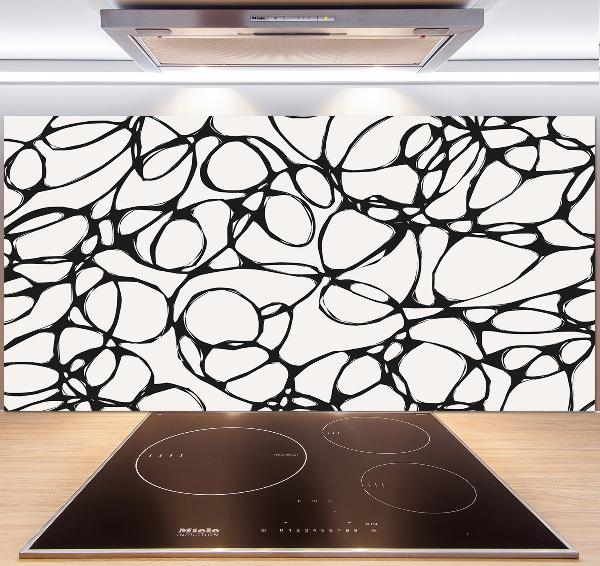Küchen wandpaneel Chaotische Kreise
