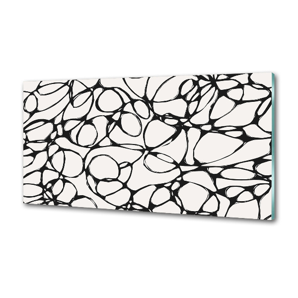 Küchen wandpaneel Chaotische Kreise