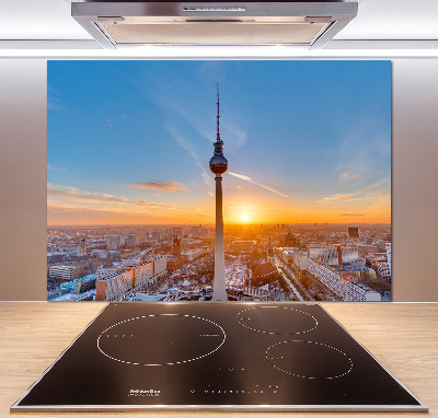 Glasrückwand für die küche Fernsehturm