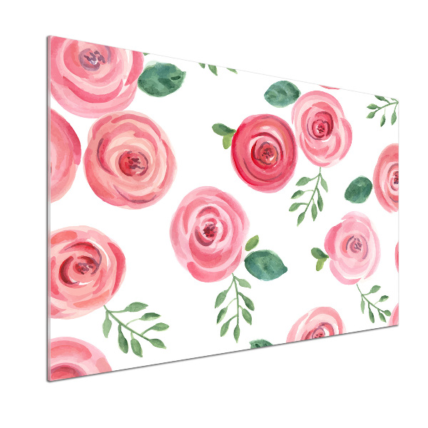 Küchen wandpaneel Rosen