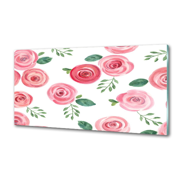 Küchen wandpaneel Rosen