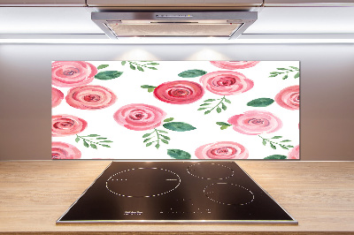Küchen wandpaneel Rosen