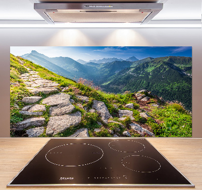 Küchen wandpaneel Sonnenaufgang in den Tatra-Bergen