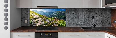 Küchen wandpaneel Sonnenaufgang in den Tatra-Bergen