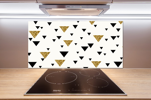 Platte für Küchenrückwand Dreieckshintergrund