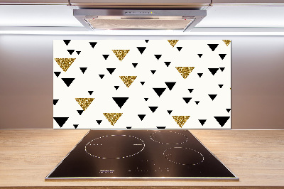 Platte für Küchenrückwand Dreieckshintergrund