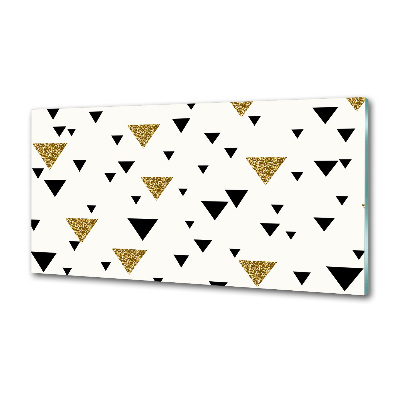 Platte für Küchenrückwand Dreieckshintergrund