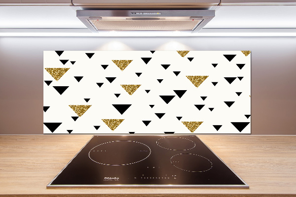 Platte für Küchenrückwand Dreieckshintergrund