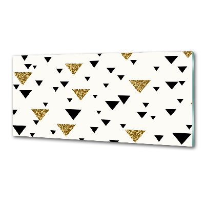 Platte für Küchenrückwand Dreieckshintergrund