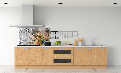 Glasrückwand für die küche Löwenzahnsamen