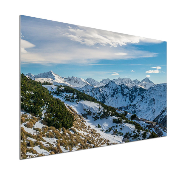 Platte für Küchenrückwand Die Krone der Tatra-Berge
