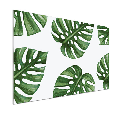 Platte für Küchenrückwand Monstera