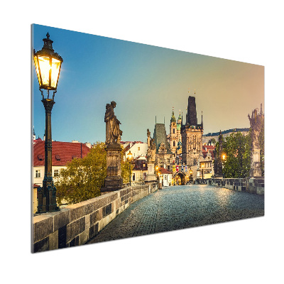 Küchen wandpaneel Prager Brücke, Tschechische Republik