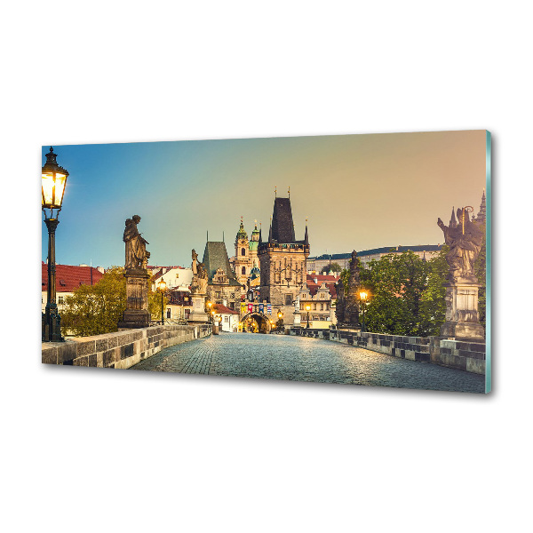 Küchen wandpaneel Prager Brücke, Tschechische Republik