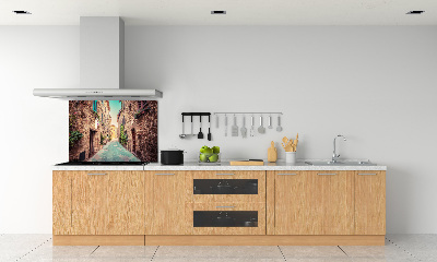 Glasrückwand für die küche Italienische Straßen