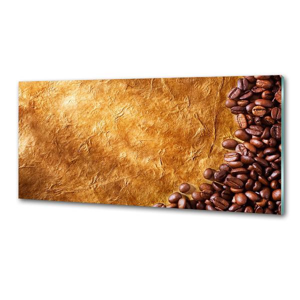 Glasrückwand für die küche Kaffeebohnen