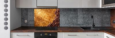 Glasrückwand für die küche Kaffeebohnen