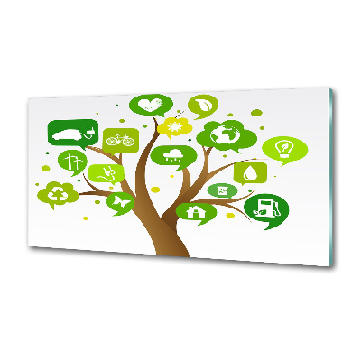 Küchen wandpaneel Ökologischer Baum