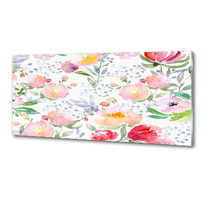 Platte für Küchenrückwand Mohnblumen