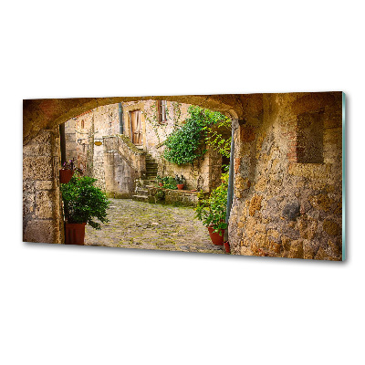 Küchen wandpaneel Eine charmante Straße