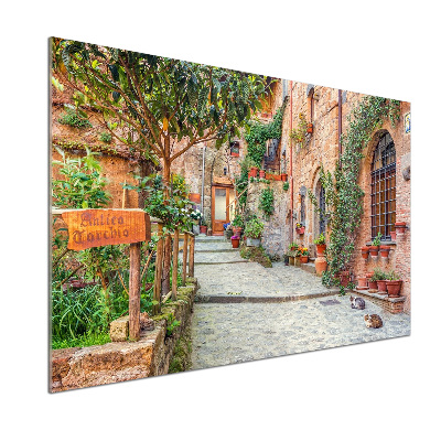 Glasrückwand für die küche Italienische Straßen