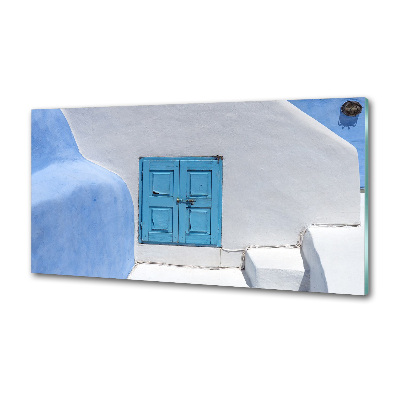 Platte für Küchenrückwand Santorini, Griechenland