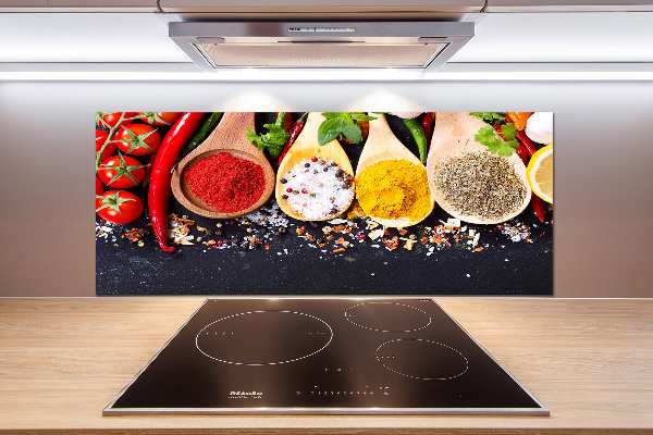 Küchen wandpaneel Gewürzmischung