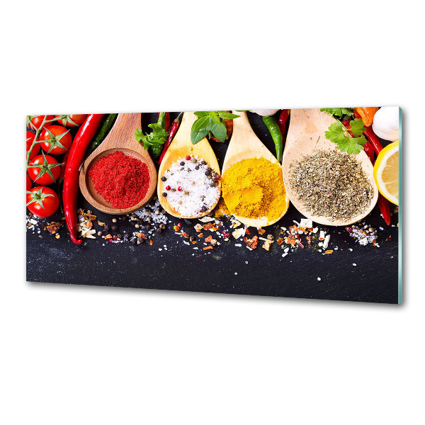 Küchen wandpaneel Gewürzmischung