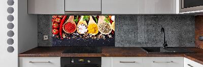 Küchen wandpaneel Gewürzmischung