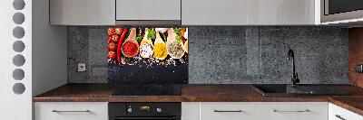 Küchen wandpaneel Gewürzmischung