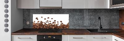 Glasrückwand für die küche Kaffeebohnen