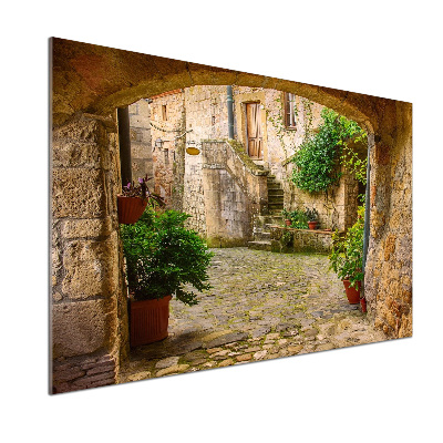 Glasrückwand für die küche Italienische Straßen