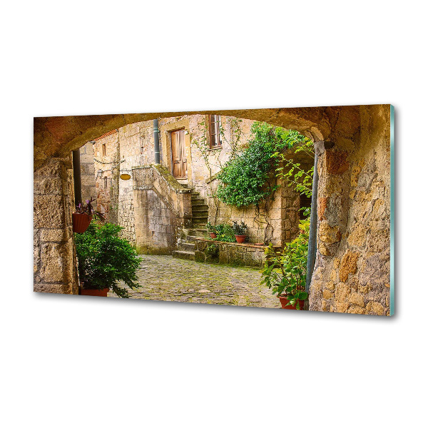 Glasrückwand für die küche Italienische Straßen