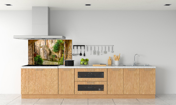 Glasrückwand für die küche Italienische Straßen