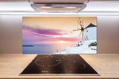 Platte für Küchenrückwand Santorini, Griechenland