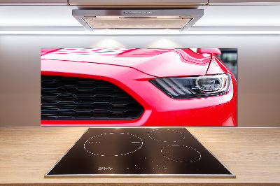 Küchen wandpaneel Roter Mustang