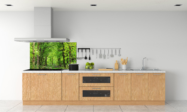 Küchen wandpaneel Frühlingswald