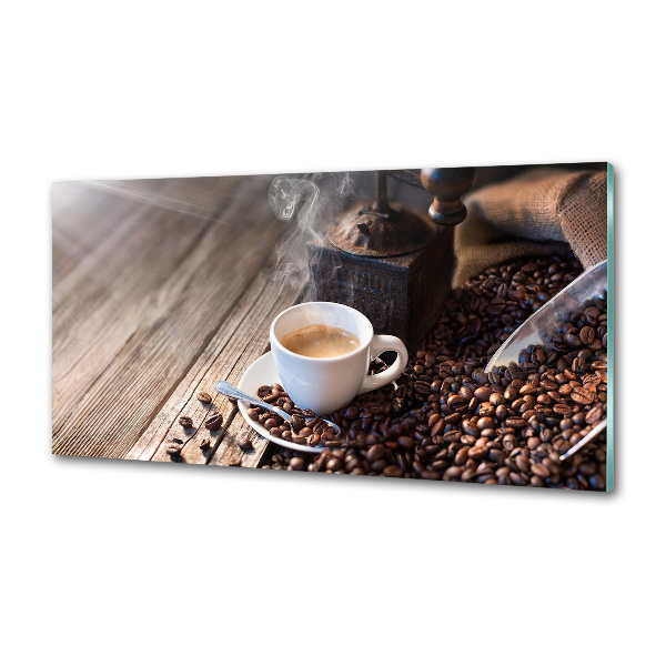 Platte für Küchenrückwand Morgenkaffee