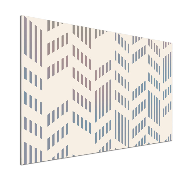 Glasrückwand für die küche Geometrischer Hintergrund