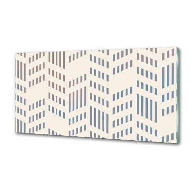 Glasrückwand für die küche Geometrischer Hintergrund