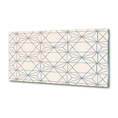 Platte für Küchenrückwand Geometrischer Hintergrund