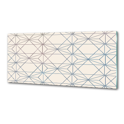 Platte für Küchenrückwand Geometrischer Hintergrund