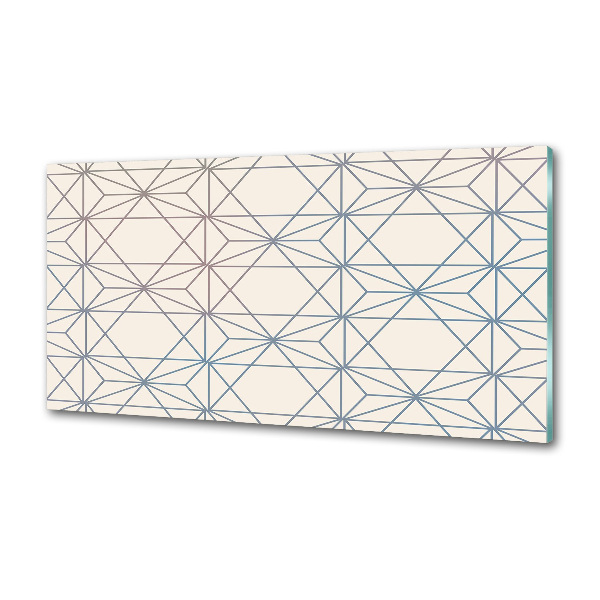 Platte für Küchenrückwand Geometrischer Hintergrund