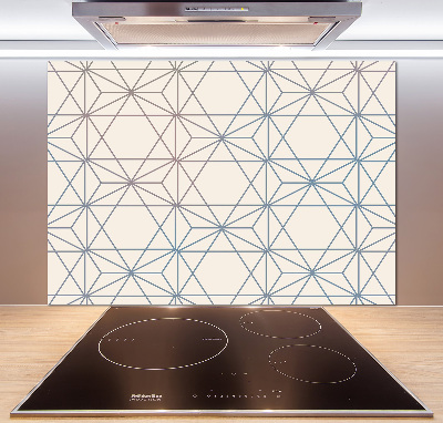 Platte für Küchenrückwand Geometrischer Hintergrund