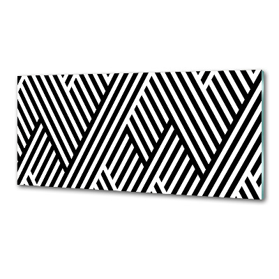 Glasrückwand für die küche Geometrischer Hintergrund