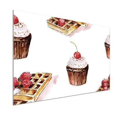 Platte für Küchenrückwand Nachtisch