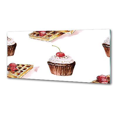 Platte für Küchenrückwand Nachtisch