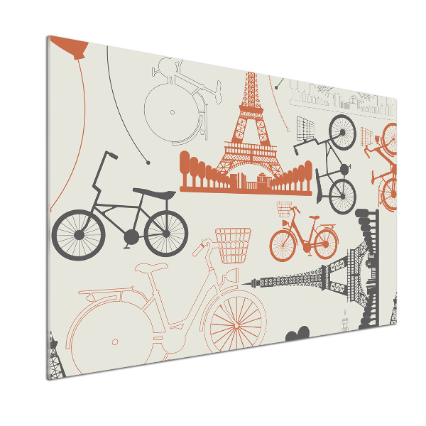 Küchen wandpaneel Symbole Frankreichs