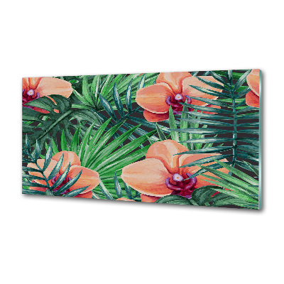 Küchen wandpaneel Orchidee